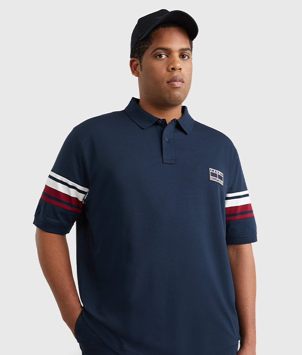 Herren Kleidung Tops & T-Shirts T-Shirts Polohemden Tommy Hilfiger Polohemden M Tommy Hilfiger Polo Shirt in Blau Gr 