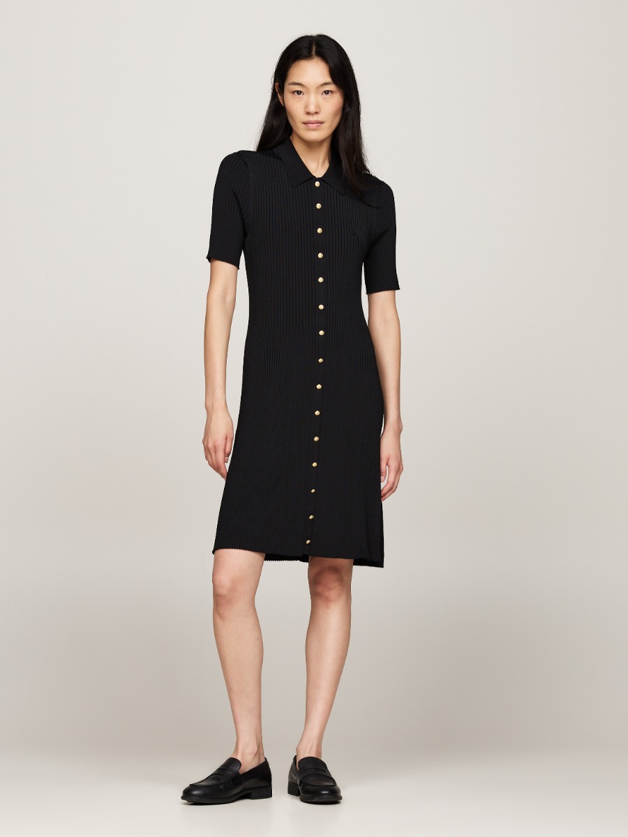 <p style="text-align: left;"><a href="/button-thru-mini-polo-dress-black-ww0ww44136bds">Button-Thru Polo Dress</a></span>