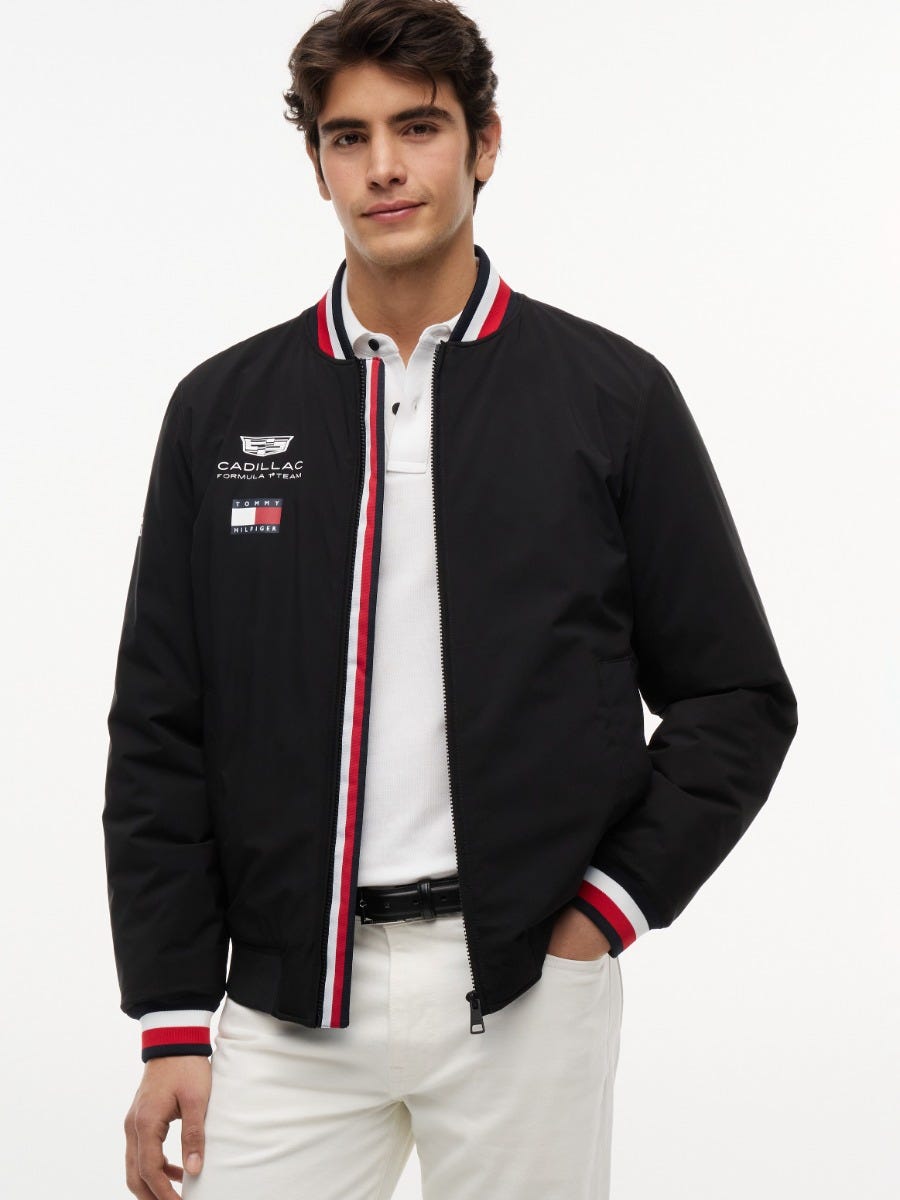 <p style="text-align: left;"><span style="font-family: 'Futura LT W01 Book'; letter-spacing: 0px; color: #000;">TH x Cadillac F1® Team Replica Jacket</span>