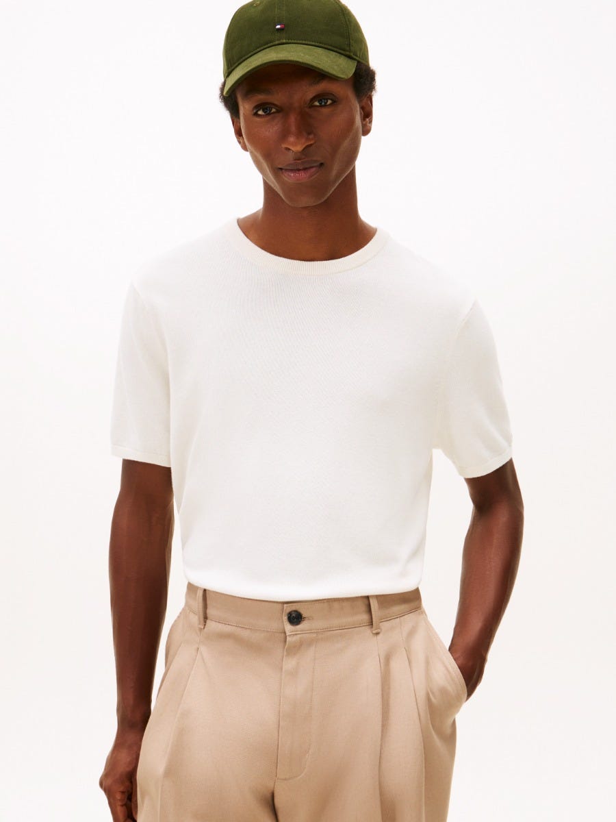 <p style="text-align: left;"><span style="font-family: 'Futura LT W01 Book'; letter-spacing: 0px; color: #000;">Essential Cotton Crew Neck Tee</span>